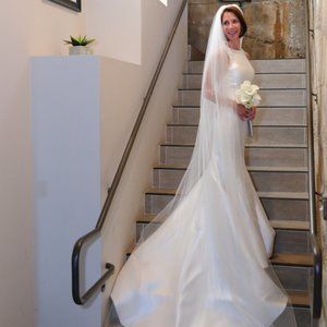 Ivory Wedding Veil (9 ft tulle)
